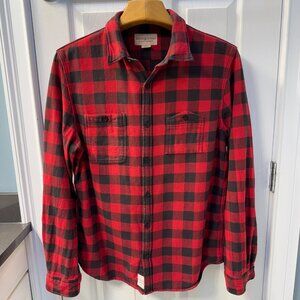 Ralph Lauren Denim & Supply Buffalo Plaid Flannel Work Shirt Size XL